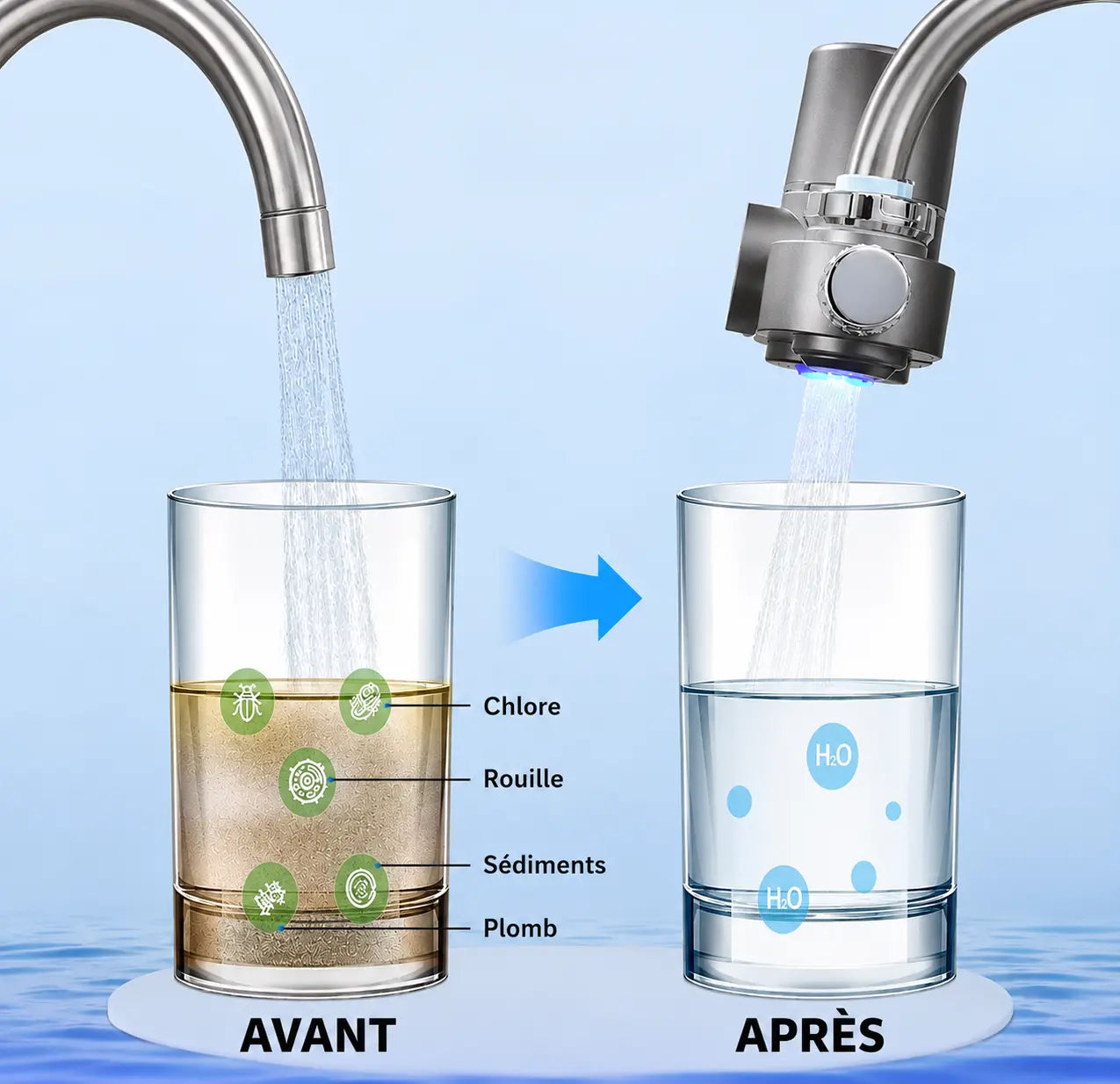Purificateur d'Eau Intelligent UV