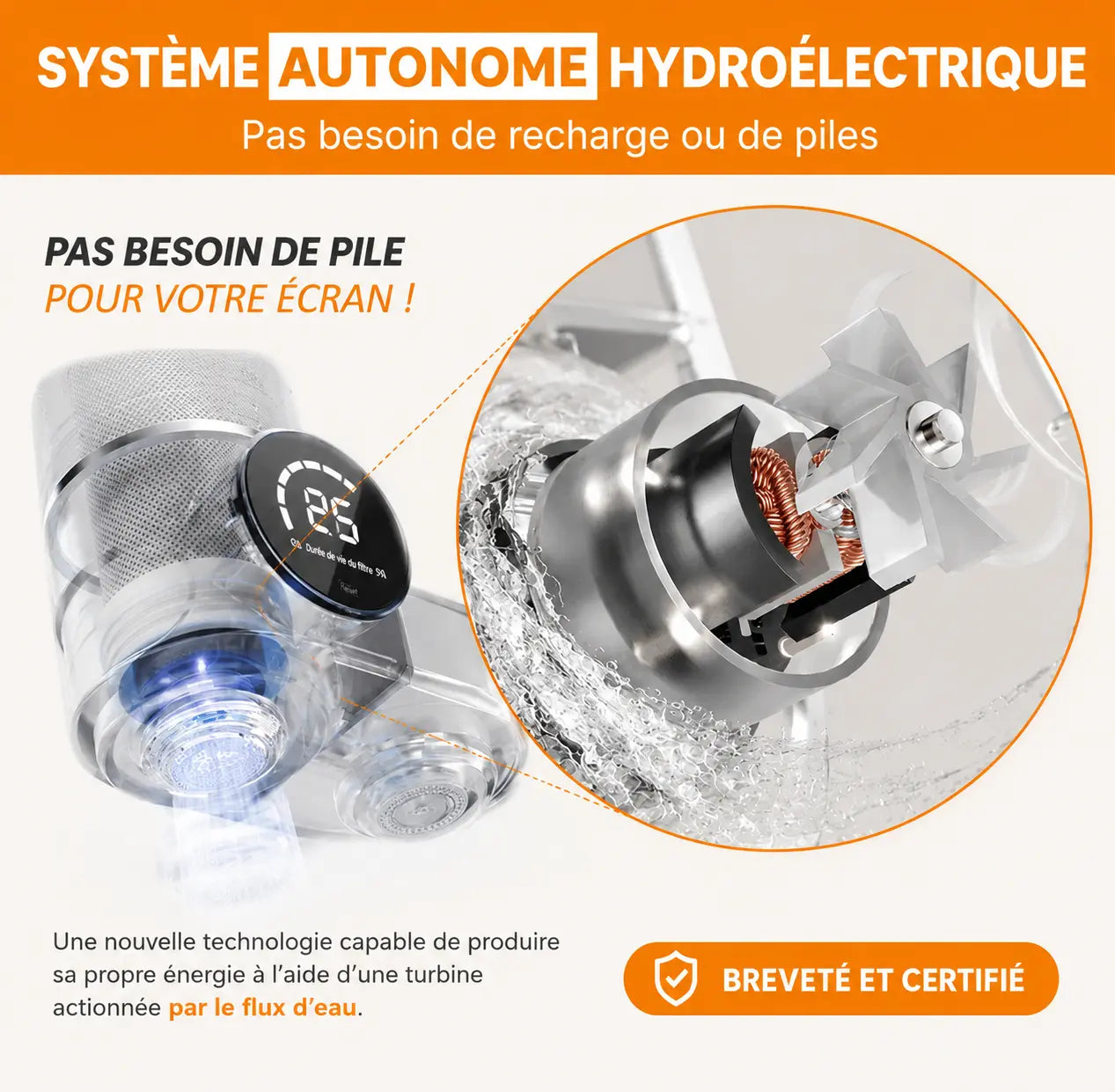 Purificateur d'Eau Intelligent UV